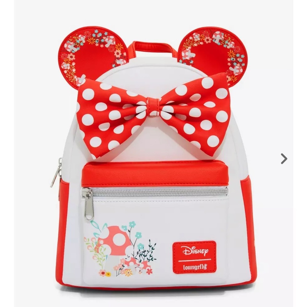 Loungefly Disney Minnie Mouse Mushroom Floral Mini
Backpack